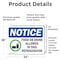 Signmission Food Or Drink Allowed In This Refrigerator, 24 in W x Rectangle, Vinyl Decal OS-2PACK-NS-D-1824-L-15699 - alternate 3